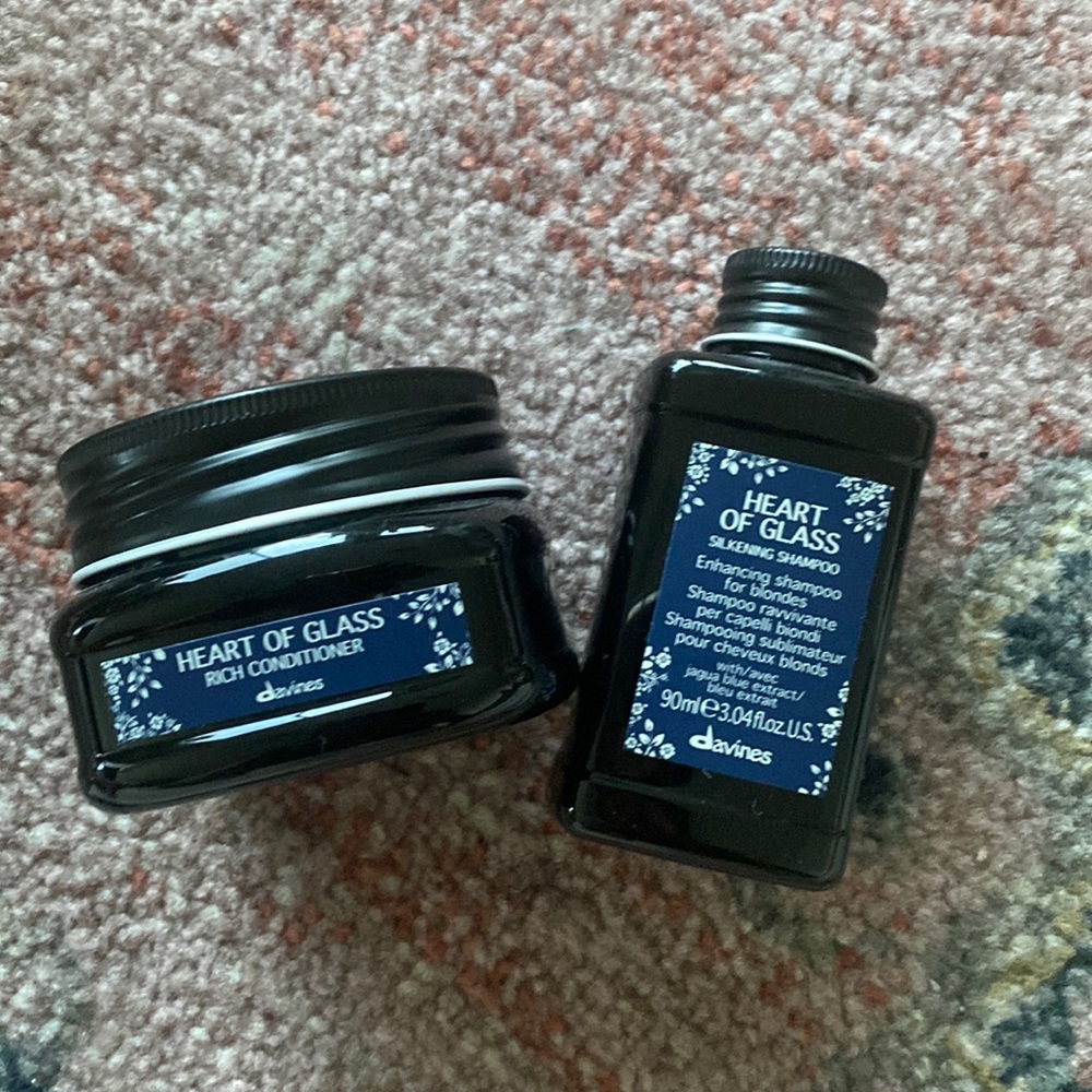 Heart of Glass Travel Shampoo and conditioner